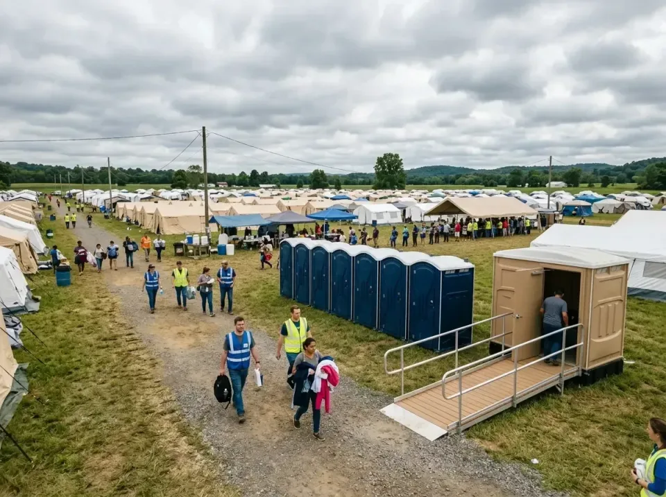 disaster-relief-camp-restrooms-010 — frequently asked questions, Dumpster & Portable Bathrooms Rental in Cloverly, MD